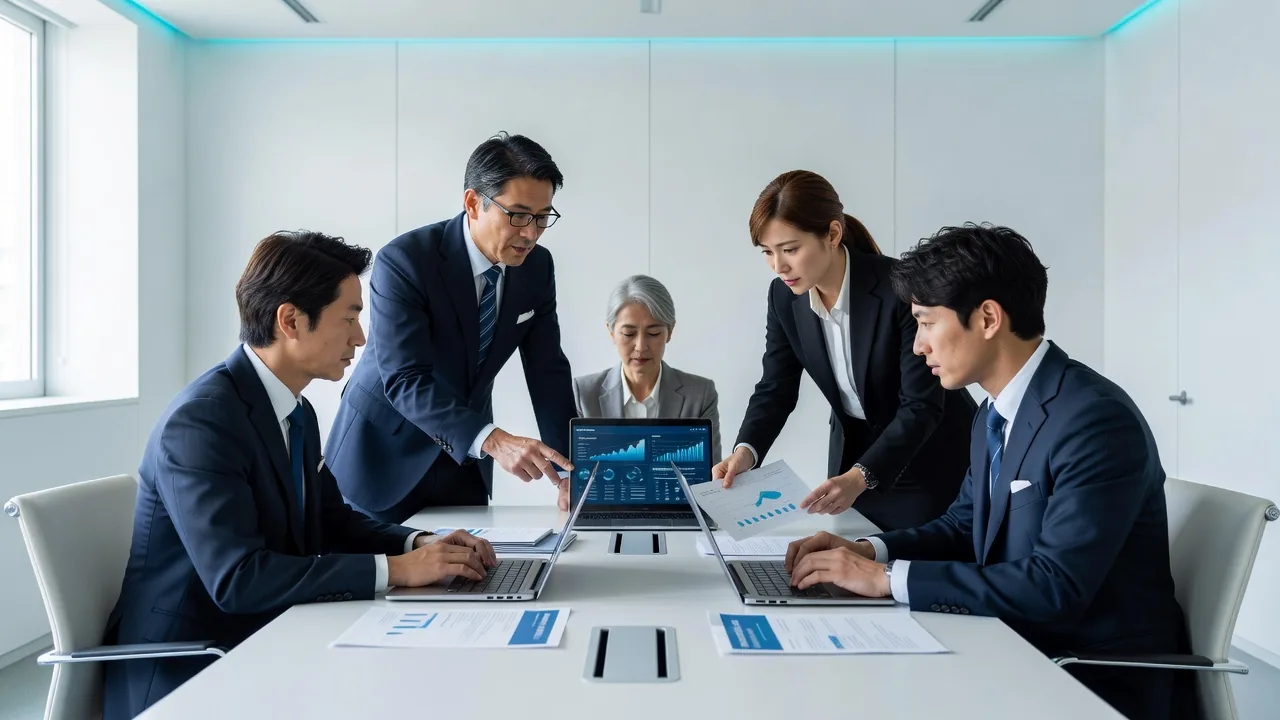 クラウド活用に向けたIT戦略の打ち合わせ