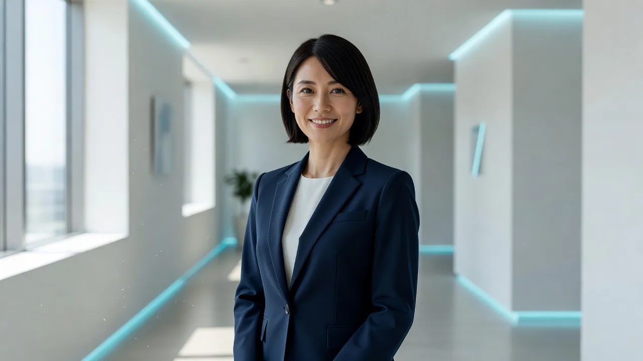 女性ITエンジニアのポートレート